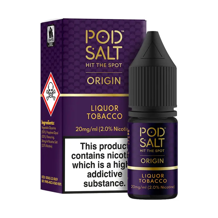 pod salt Liquorice tobacco